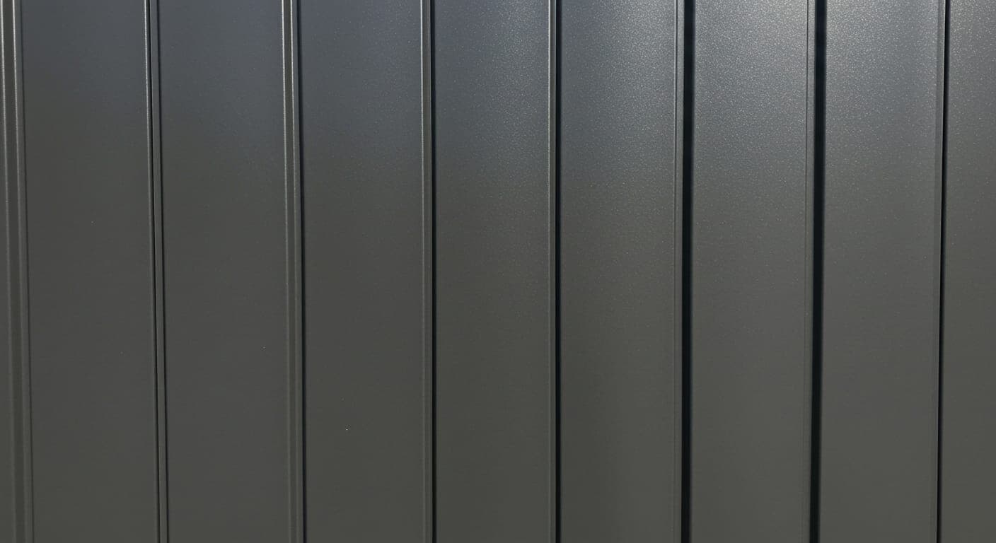 Panel çit galvaniz kaplama ve toz boya kesit görünümü, korozyon koruması katmanları